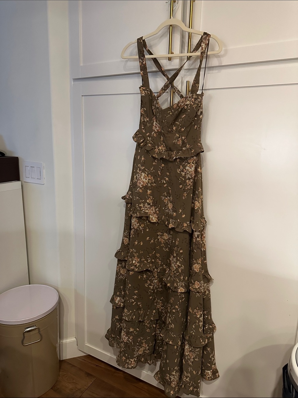 NWOT Petal & Pup Lillee Tiered Maxi Dress small